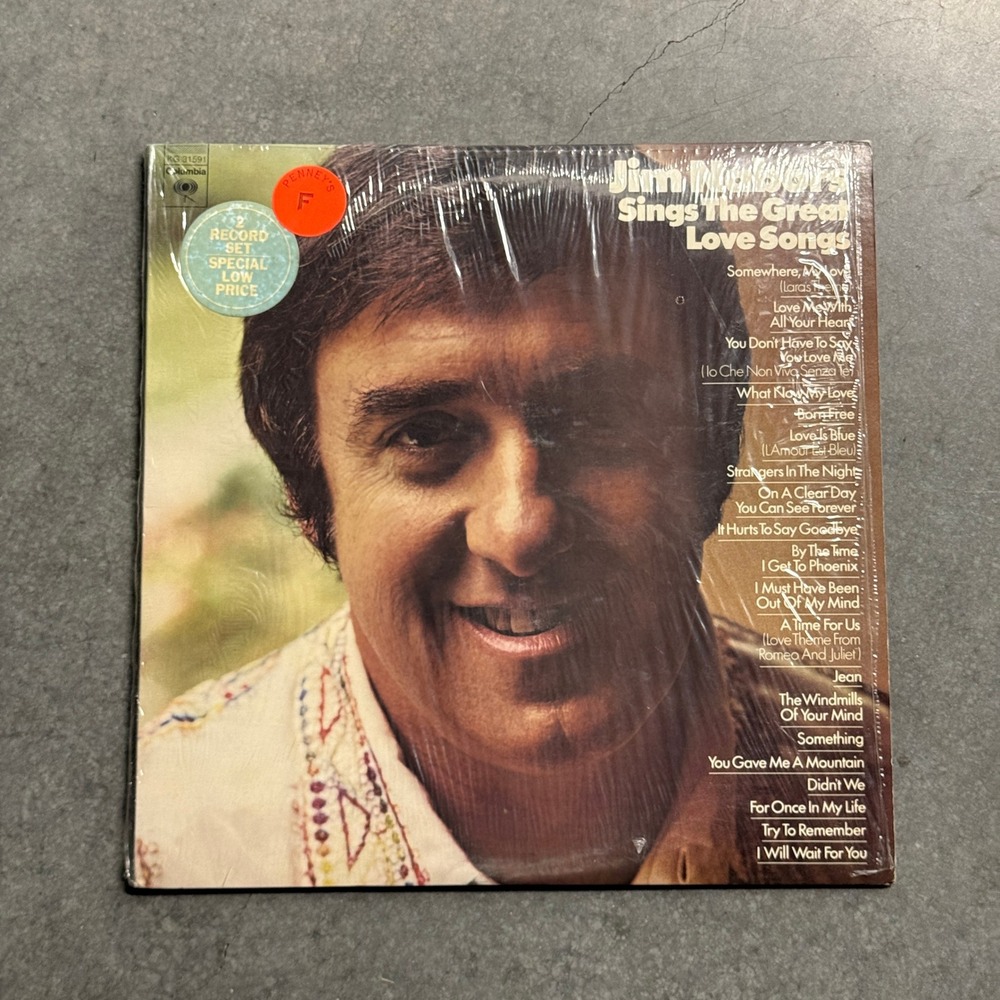 Jim Nabors Sings The Great Love Songs 2-LP Vinyl Record Set Columbia KG 31591